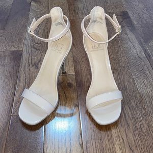 Material Girl Glossy Nude Heels